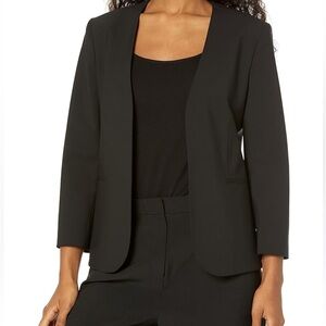 Loft collarless blazer